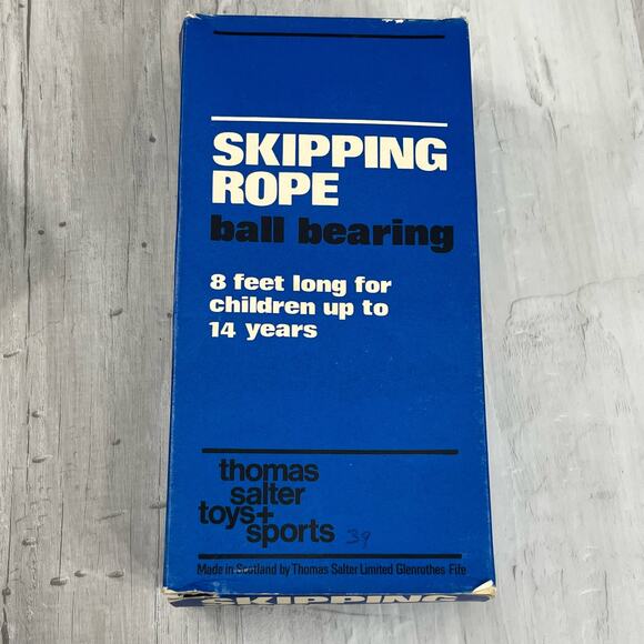 Vintage Ball Bearing 8' Skipping Jumping Rope Scotland Thomas Salter - Picture 5 of 6